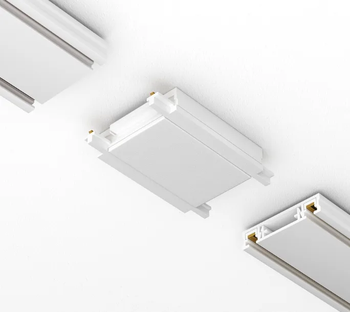 Коннектор для трека прямой белый TB26S-L01-White
