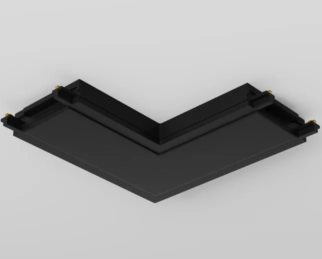Коннектор для трека угловой черный TB26S-L02-Black